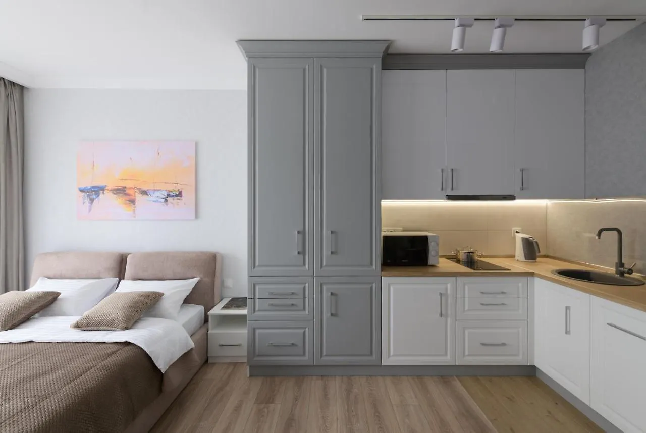 Modern New Cozy Apartment Kvartet Railway Station Kyiv