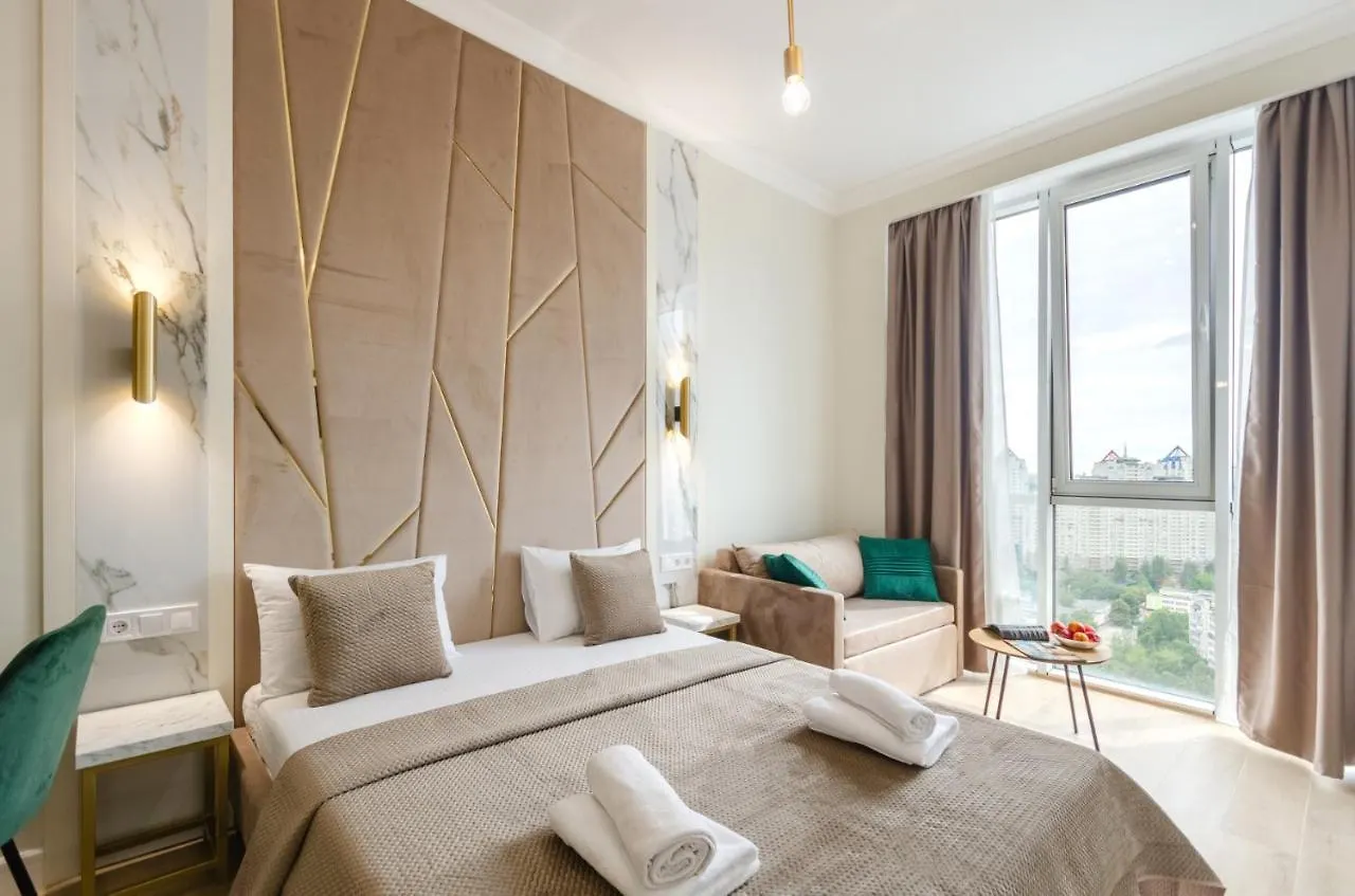Modern New Cozy Apartment Kvartet Railway Station Kyiv