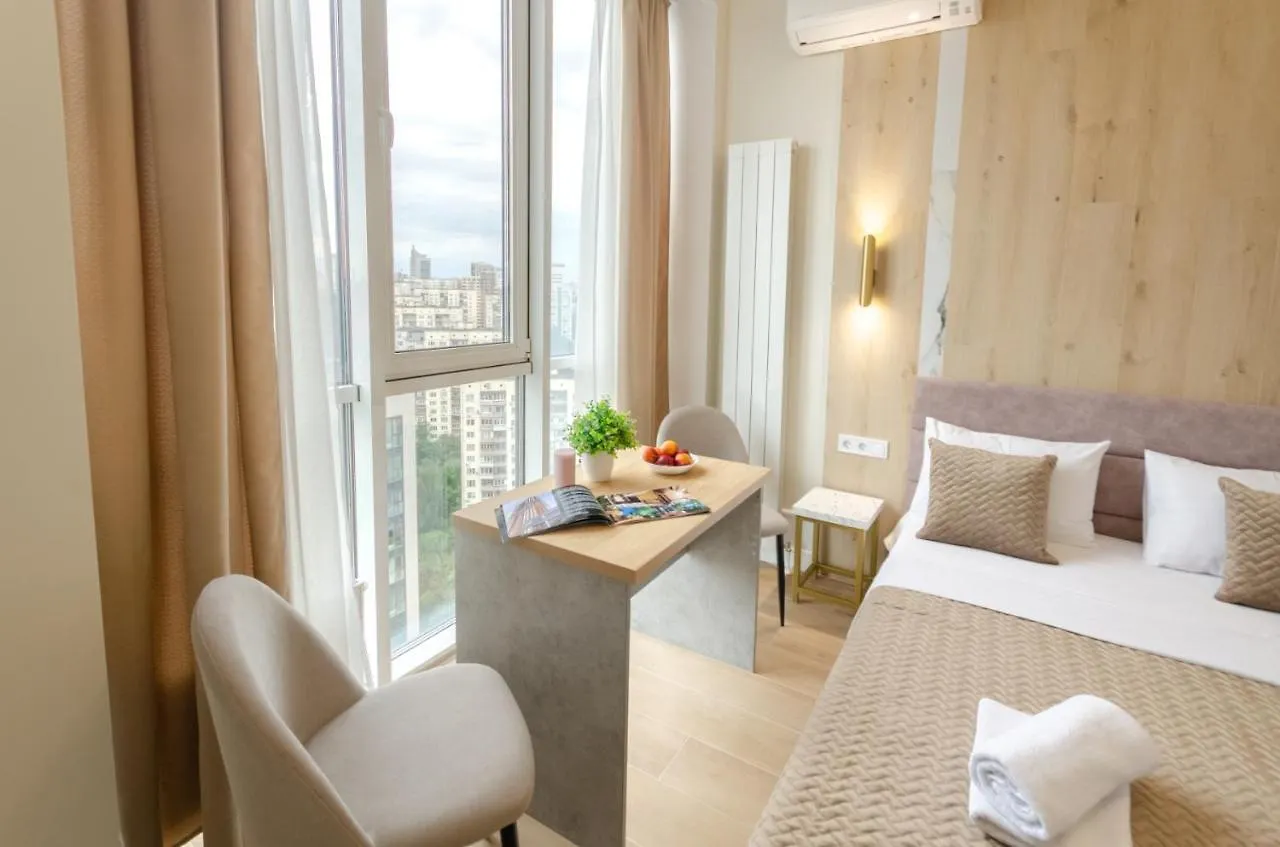 Modern New Cozy Apartment Kvartet Railway Station Kyiv