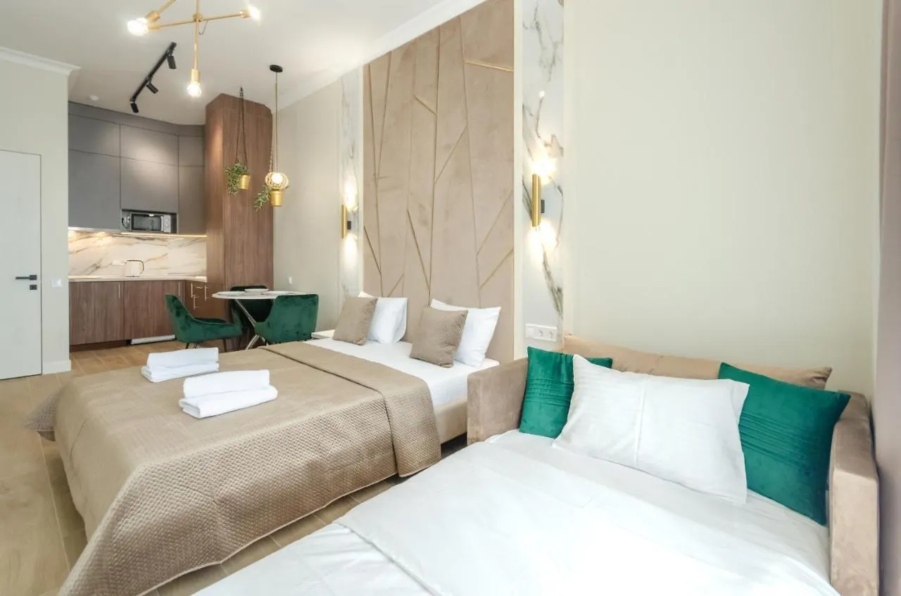 Modern New Cozy Apartment Kvartet Railway Station Kyiv